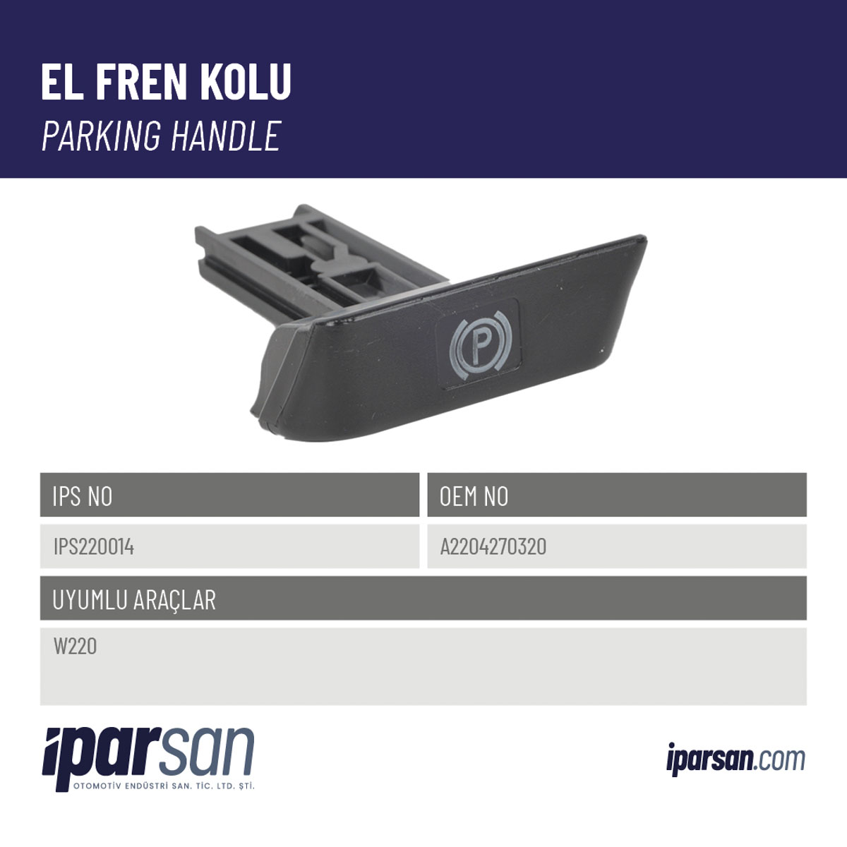 A2204270320,IPS220014,EL FREN KOLU