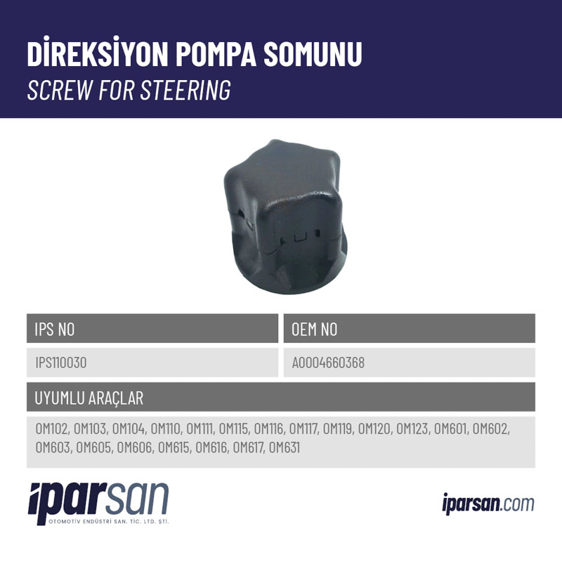 DİREKSİYON POMPA SOMUNU