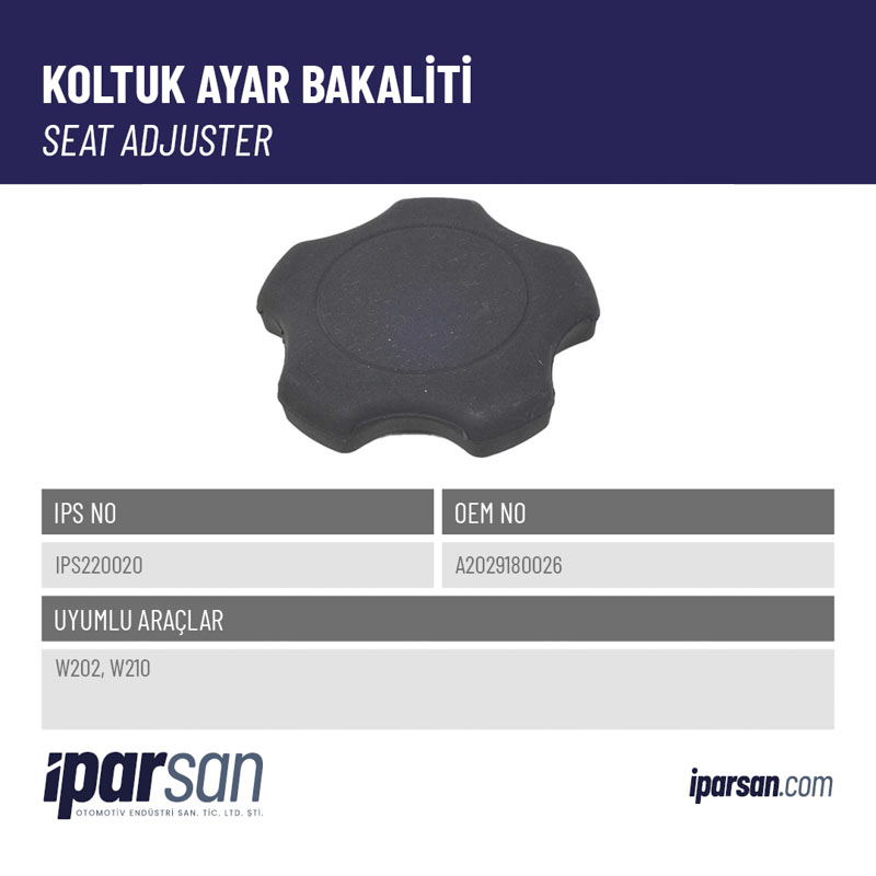 KOLTUK AYAR BAKALİTİ