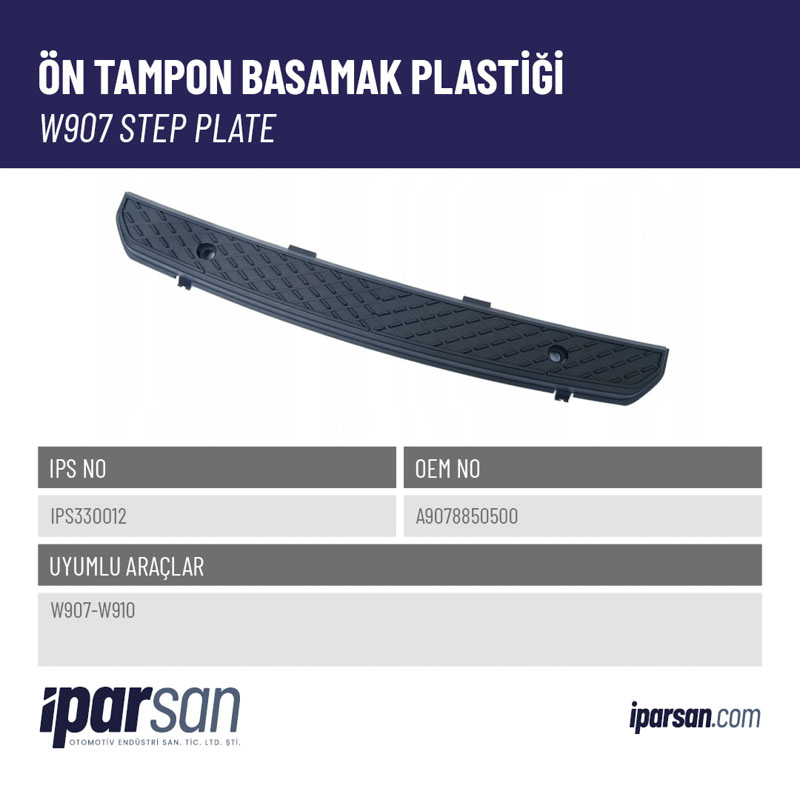 ÖN TAMPON BASAMAK PLASTİĞİ